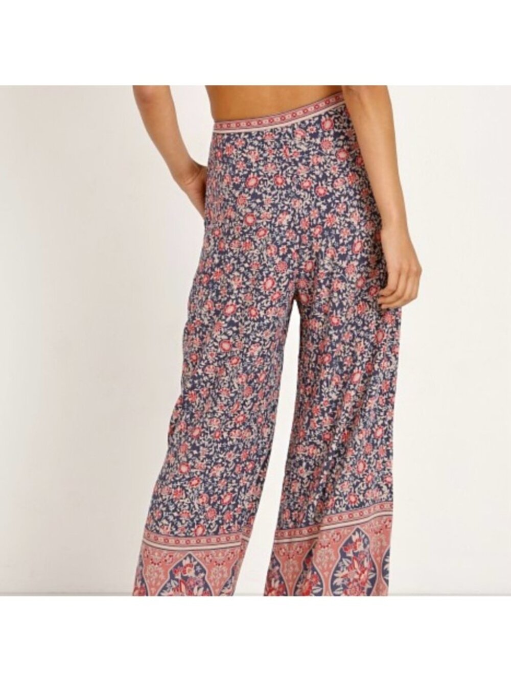 Spell EUC Jasmine Palazzo Pants In Navy-XS - Picture 5 of 10